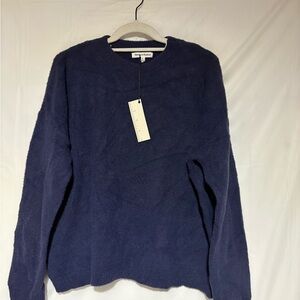 Newbury Kustom Deep Blue Crew Neck Sweater